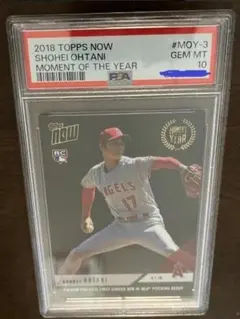 大谷翔平メジャー初登板記念カードTOPPS NOW #MOY-3(PSA10) 大谷翔平メジャー初登板記念カードTOPPS NOW #MOY-3(PSA10) - メルカリ