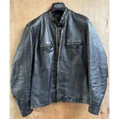 ブルックス Brooks ブコ BUCO レザージャケット 革ジャン 激レアカラー 60s Brooks シングルライダースジャケット ビンテージ