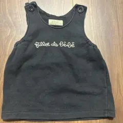 bebe 黒 ノースリーブワンピース 80