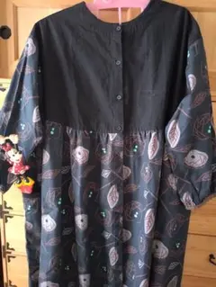 Emagoゆったりバルーンスリーブワンピース