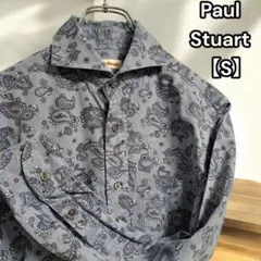 美品★ポールスチュアート 総柄 ペイズリー 長袖シャツ 三陽商会 S