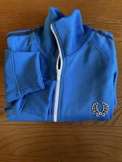 フレッドペリー　青 ジップアップ スポーツジャケット