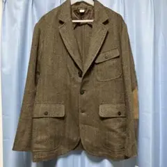 新品未使用！RRL/ラルフローレン リネンヘリンボンツィードアンコンジャケットL