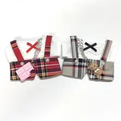 いつぬい服　赤グレー6点セット