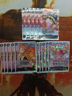 OP-17 世界最強の戦士 ステッカー 【ナミ】【チョッパー】新聞 プロモ