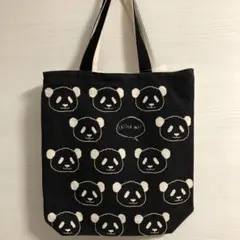 トートバッグ　パンダ柄
