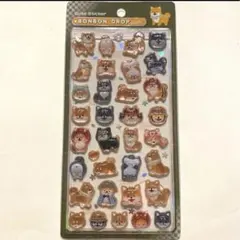 正規品　柴犬　和柄　 ボンボンドロップシール　BONBON DROP