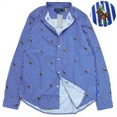 タグ付き✨️ポロラルフローレン 2025年 ポロベア ストライプ 長袖シャツ