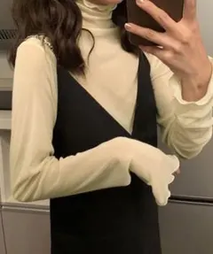 Chaco closet メロウハイネックトップス フリーサイズ
