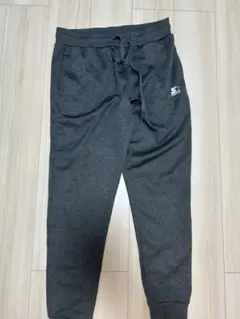 STARTER グレー ロゴ入りパンツ