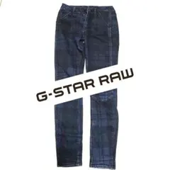 G-STAR　RAW チェック柄 スキニー デニムパンツのサムネイル