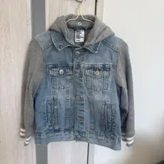 120㎝ H&M デニムジャケット フード付き