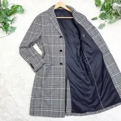 グレンチェック コート
