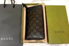 【⭐︎一粒万倍日☆】GUCCI 長財布　正規品 レザー 財布　プレゼント