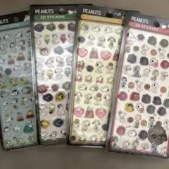 PEANUTS スヌーピー　ミニ硬いシールセット