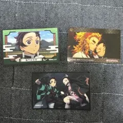 鬼滅の刃 キャラクターシールカードセット3枚　炭治郎
