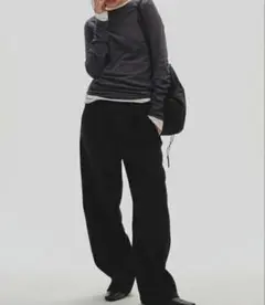 TODAYFUL Cushion Easy Trousers ブラック 36