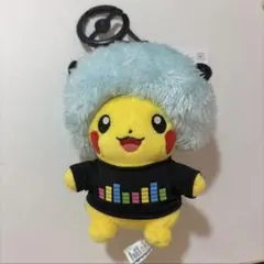 PokéXciting! アフロピカチュウ水色 マレーシア限定 マスコット