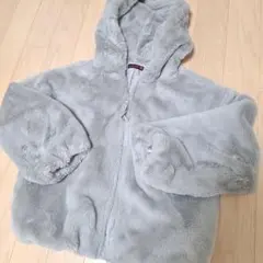 Love toxic ラブトキ　ファージャケット　グレー　160