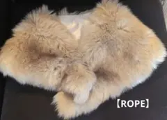 ROPE ファー ストール ベージュ
