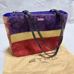 レア【アンティーク】【ETRO / エトロ】 刺繍 / ハンドバッグ