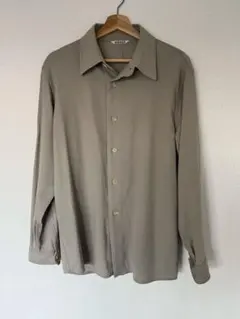 AURALEE HARD TWIST WOOL DOBBY SHIRT - メルカリ