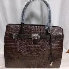 【新品未使用】RODANIA ロダニア 2WAY ハンドバッグ クロコダイル