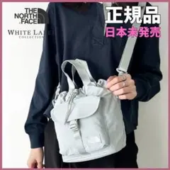 ココアブラウン＊ボニーショルダー＊＊韓国＊ノースフェイス ホワイト 