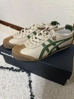 ONITSUKA TIGER MEXICO 66 スニーカー ベージュ/グリーン