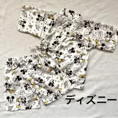 ディズニー ミッキー柄 ベビー甚平 90