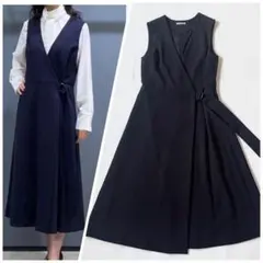 未使用級 セオリーリュクス 24SS Cosimo Rose ロングワンピース