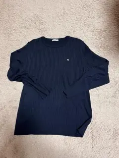 ニットカットソーネイビー