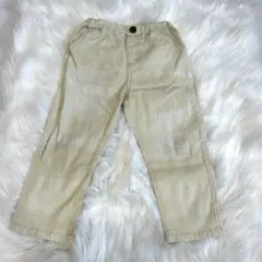 キッズ　ズボン　ペイズリー柄　長ズボン　プティマイン　100cm アイボリー　白