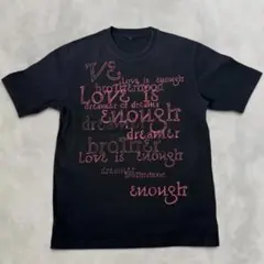 最高級モデル　ポールスミスコレクション メッセージプリントTシャツ 黒のサムネイル