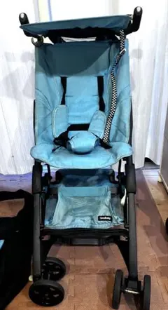 gb POCKIT ポキット ベビーカー ターコイズブルー 折りたたみ 軽量