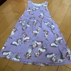 ユニコーンワンピース　H&M ワンピ　キッズワンピース