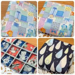 ふわふわ8重ガーゼハンカチ⭐️電球ネコ☆fuwara☆ハンドメイド