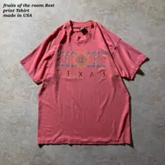 90s FRUIT OF THE LOOM BEST半袖T古着ピンクUSA製XLのサムネイル