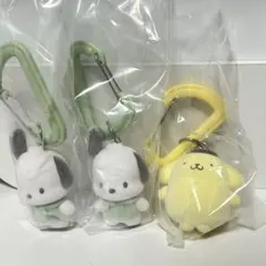 サンリオ カプセルトイ カラフルカラビナマスコットチャーム ポチャッコ ポムポム