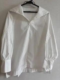 OPAQUE.CLIP ホワイトブラウス