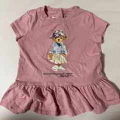 ポロベアプリント ペプラムTシャツ