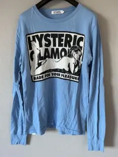 HYSTERIC GLAMOUR 長袖Tシャツ ライトブルー Sのサムネイル