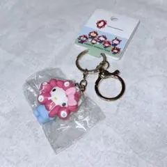 キティ　ミャクミャク　キーホルダー