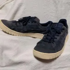 asics スニーカー GEL PTG 27.5cm ネイビー スエード