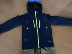 子供用スキーウェア ネイビー 防水 通気性　130〜150㎝