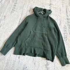 ６ROKU　BEAUTY＆YOUTH　訳アリ！パーカー　フーディ　ワッフル生地