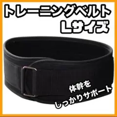 トレーニングベルト L 男女兼用 ジム 筋トレ パワーベルト 腹筋　保護 安心