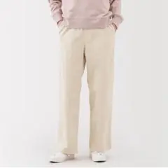 無印良品 ストレッチコーデュロイ　イージーストレートパンツ