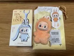 【J】POP MART PIN FOR LOVE イニシャル　ラブブ