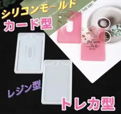 シリコンモールド　トレカケース　カード型　カードケース　レジン　入れ替え可　韓国